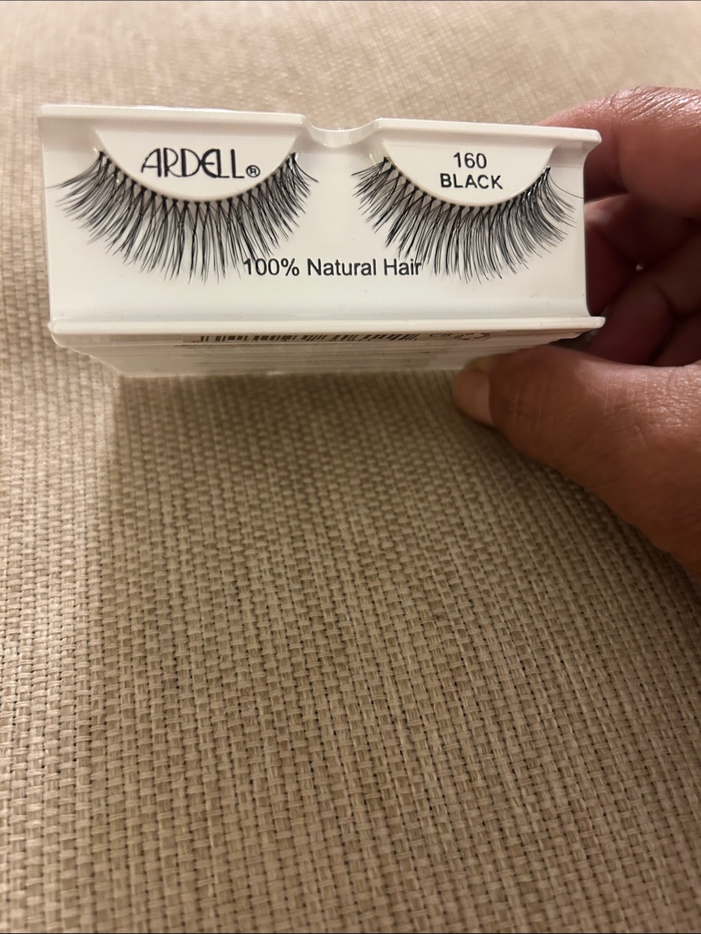 Ardell Black Wispy Natural Hair False Eyelashes lots of 12. No back or glue
